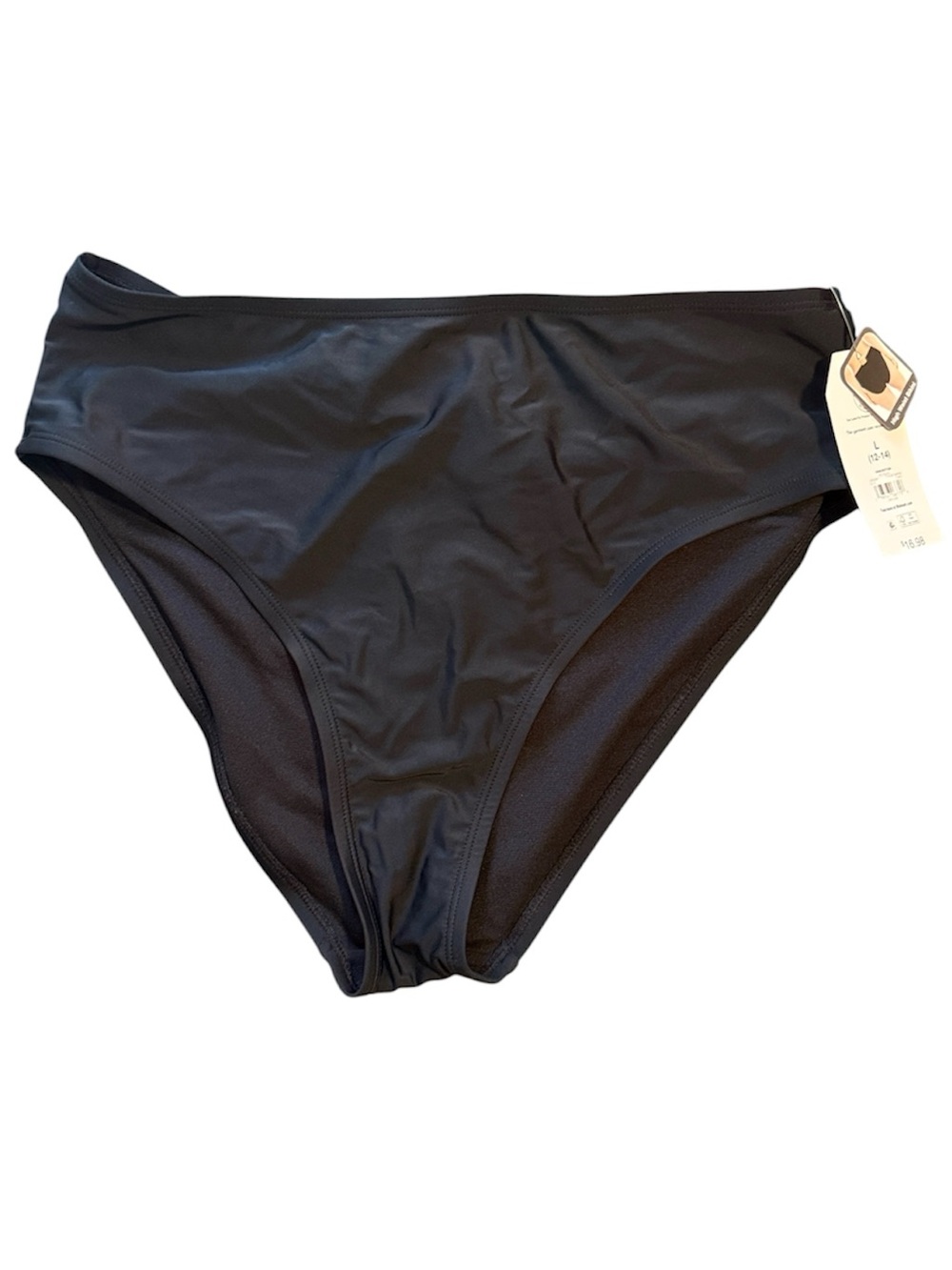 🖤 Time and Tru High Waist Bikini Swimsuit Bottoms NWT
